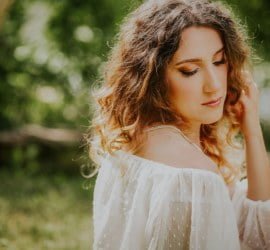 romantyczna sesja kobieca